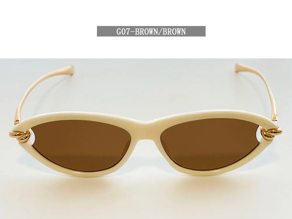 Vintage Cat Eye Sunglasses With UV400 Protection