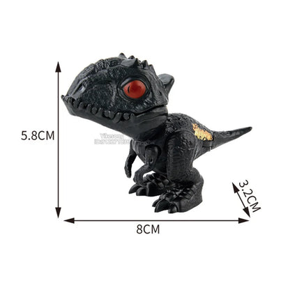 Finger Dinosaur Tricky Tyrannosauru Model Interactive Bite Hand Creative Movable Joints Fidget Toy Funny Dino Eggs Birthday Gift