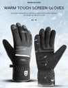 Autumn Winter Outdoor Cycling Durable Velvet Cold Resistant Warm Gloves Touchscreen Waterproof Windproof Anti-slip Gloves
