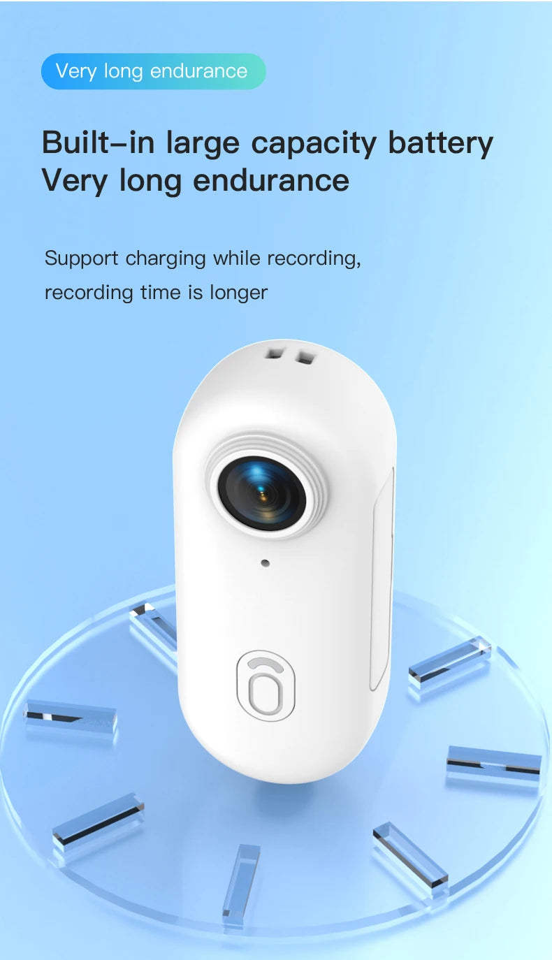 Mini 4K Thumb Action Camera with WiFi Remote Control and Electronic Image Stabilization