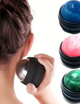 1Pcs Manual Massage Roller Ball Waist Hip Relaxer Stress Release Muscle Relaxation Massager Body Pain Relief Therapy Foot Back