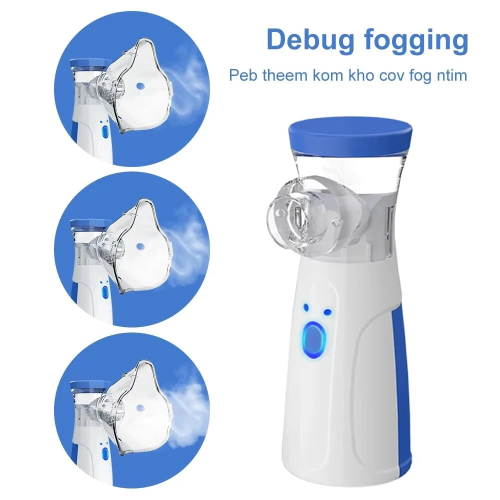 Handheld Portable Autoclean Inhale Nebulizer Mesh Atomizer Silent Inhaler Nebuliser Inhalator for Adult  Nebulizador