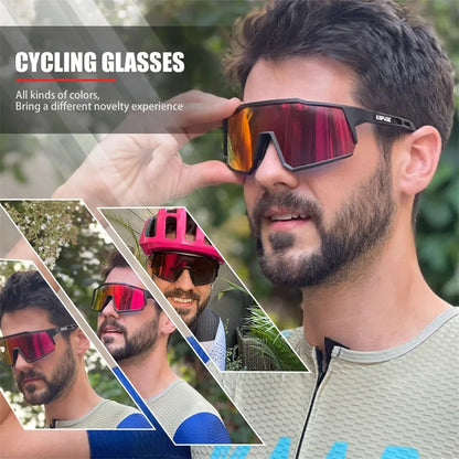 Polarized Cycling Glasses Outdoor Fishing Sunglasses Men MTB Cycling Sunglasses Women Road Bike Glasses UV400 Bicycle Glasses