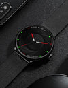 Minimalist Men's Fashion Watches Ultra Thin Stainless Steel Mesh Belt Quartz Wrist Watch Men Casual Leather Clock