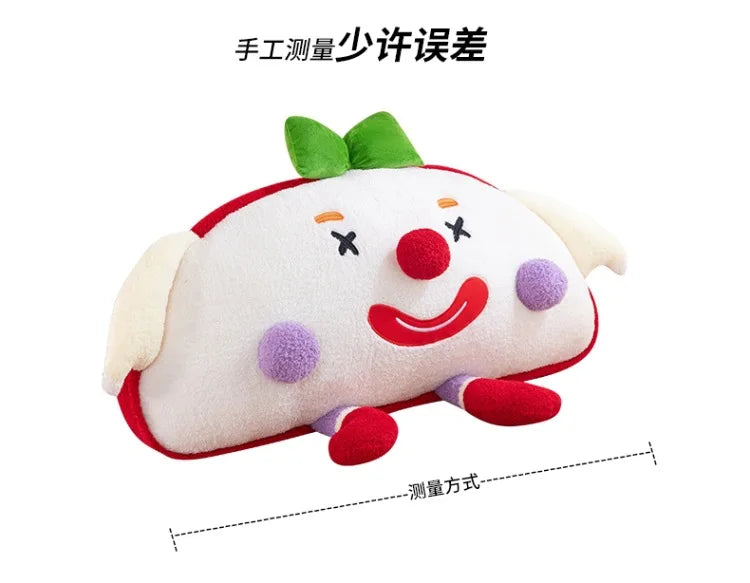 Cute Toast Clown Plush Toy Soft Bread Pillow