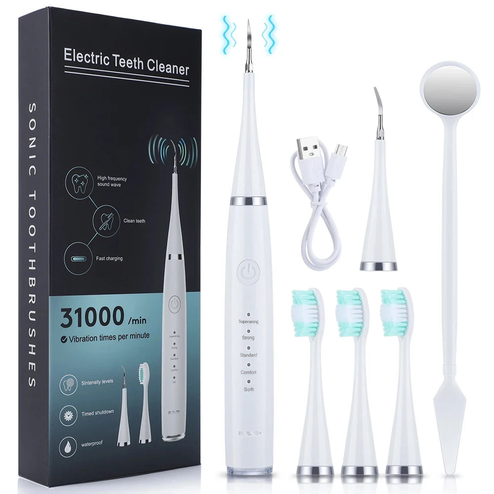 Electric Dental Calculus Remover Dental Scaler Tartar Plaque Stains Cleaner Teeth Whitening Kit Teeth cleaner Oral Hygiene Care