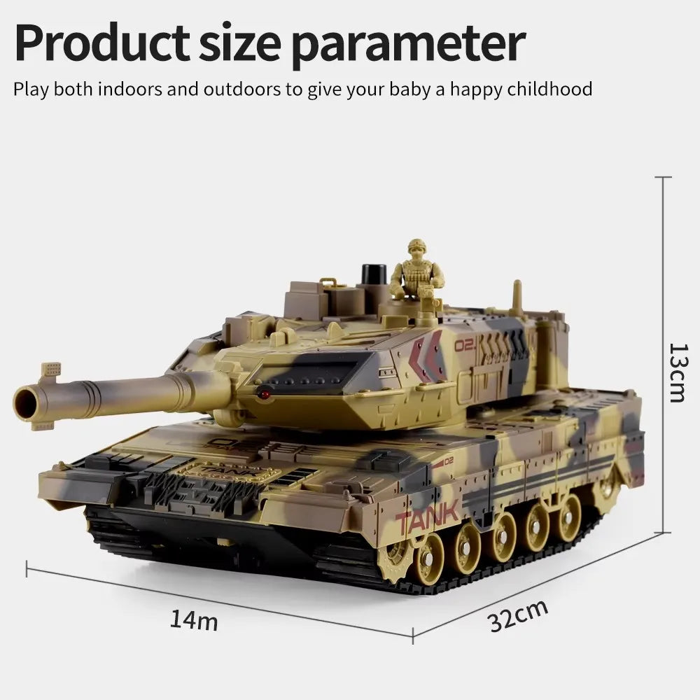 2.4G Remote Control Military Tank With Water Bullet And Spray