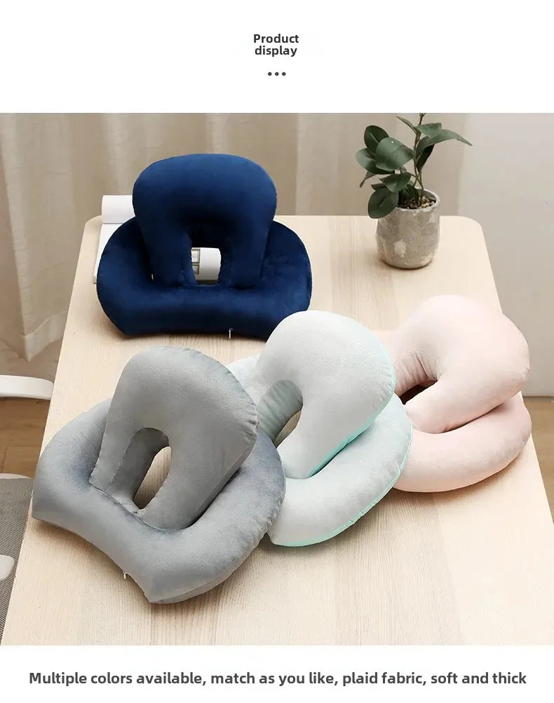 Officer Ice Silk Nap Pillow Pillow Style Summer Student Face down Sleep Pillow Office Nap Aid Soft Comfortable Home Goods