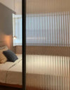 3D Electrostatic Glass Window Film Bathroom Window Sticker Transparent Opaque Anti-peep Glass Frosted Film Modern Art Decor