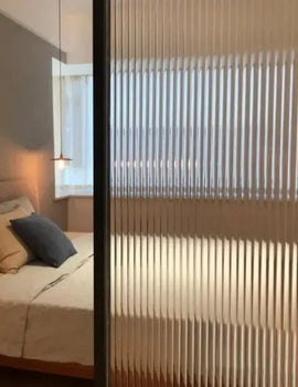 3D Electrostatic Glass Window Film Bathroom Window Sticker Transparent Opaque Anti-peep Glass Frosted Film Modern Art Decor