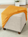 1PC Stretch Square Ottoman Stool Covers Super Soft Velvet stool Cover Elastic All-inclusive Footrest Slipcovers for Living Room