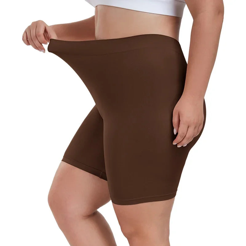 Seamless Safety Pants High Waist Abdominal Women Pants Postpartum Body Shaper Comfort Boxer Briefs Skirt Shorts XL-4XL Underwear