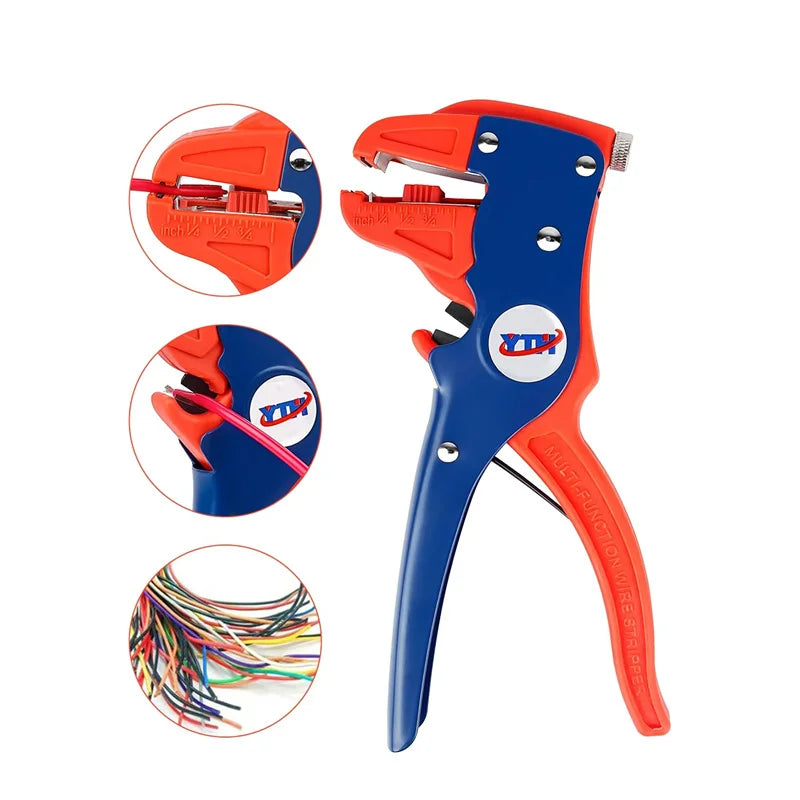 Automatic Wire Stripper Electric Wire Cable Cutter Electrician Cutting Pliers Stripping Clamp Nipper