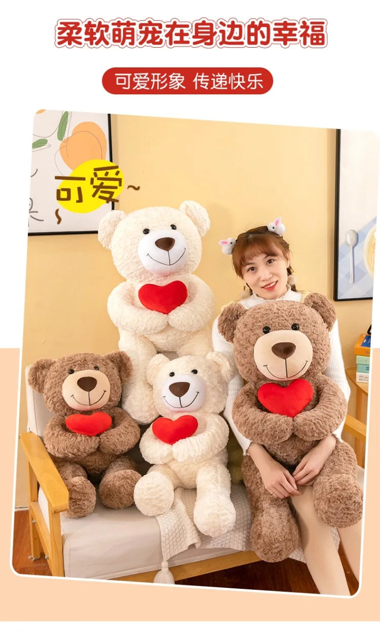 90cm High Quality Teddy Bear Care Bear Kawaii Plush Doll Soft Stuffed Animal Plush Toy Pillow Kids Girls Valentine Birthday Gift