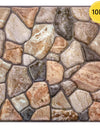 1/10pcs 3D Faux Stone Peel and Stick Wall Panel Self Adhesive Kitchen Tile Backsplash 3D Wall Sticker Tile Sticker 30cm x 30 cm