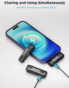 BY-WM3T Wireless Lavalier Lapel Microphone for iPhone Andriod Smartphone DSLR Cameras Live Streaming Youtube Recording Vlog