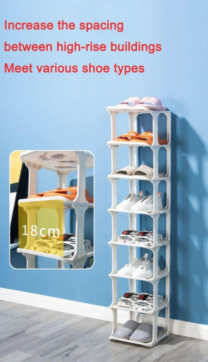 Multi-Layer Shoe Rack Storage Organizer Simple Home Furniture Vertical Shoes Rack Sneakers Shoe Cabinets Easy to Assemble Foyer