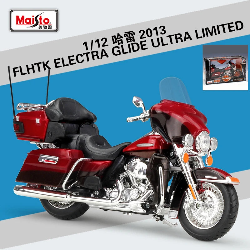 Diecast Harley Street Glide Special 2015 Motorcycle Model 1 to 12 Scale