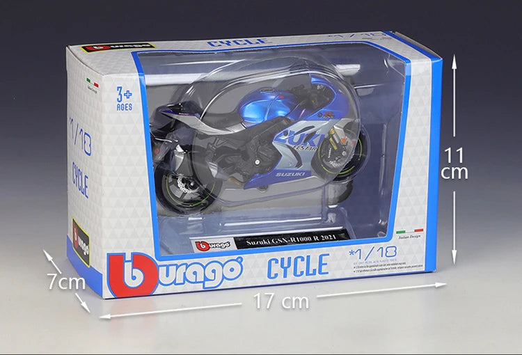 1 18 Scale Suzuki GSX R1000R Diecast Motorcycle Model
