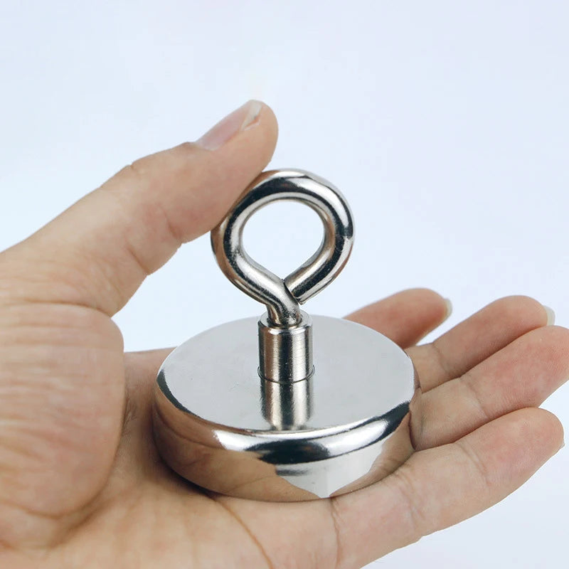 Strong Magnet Hook Sheep Eye Magnet Hook Closed Magnet Hook Neodymium Magnet Hook Salvage Searcher Magnet Rotatable Sucker Hook