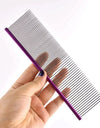 16/19cm Pet Hair Comb For Dog Comb Cat Detangler Fur Trimming Dematting Deshed Brush Grooming Tool For Long Hair Curly Pet
