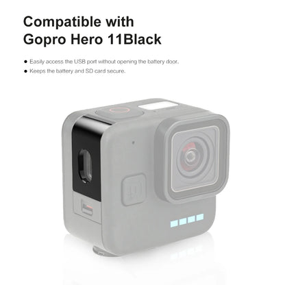 for GoPro Hero11 Black Mini Metal Battery Side Interface Cover for GoPro Sports Action Cameras Accessories