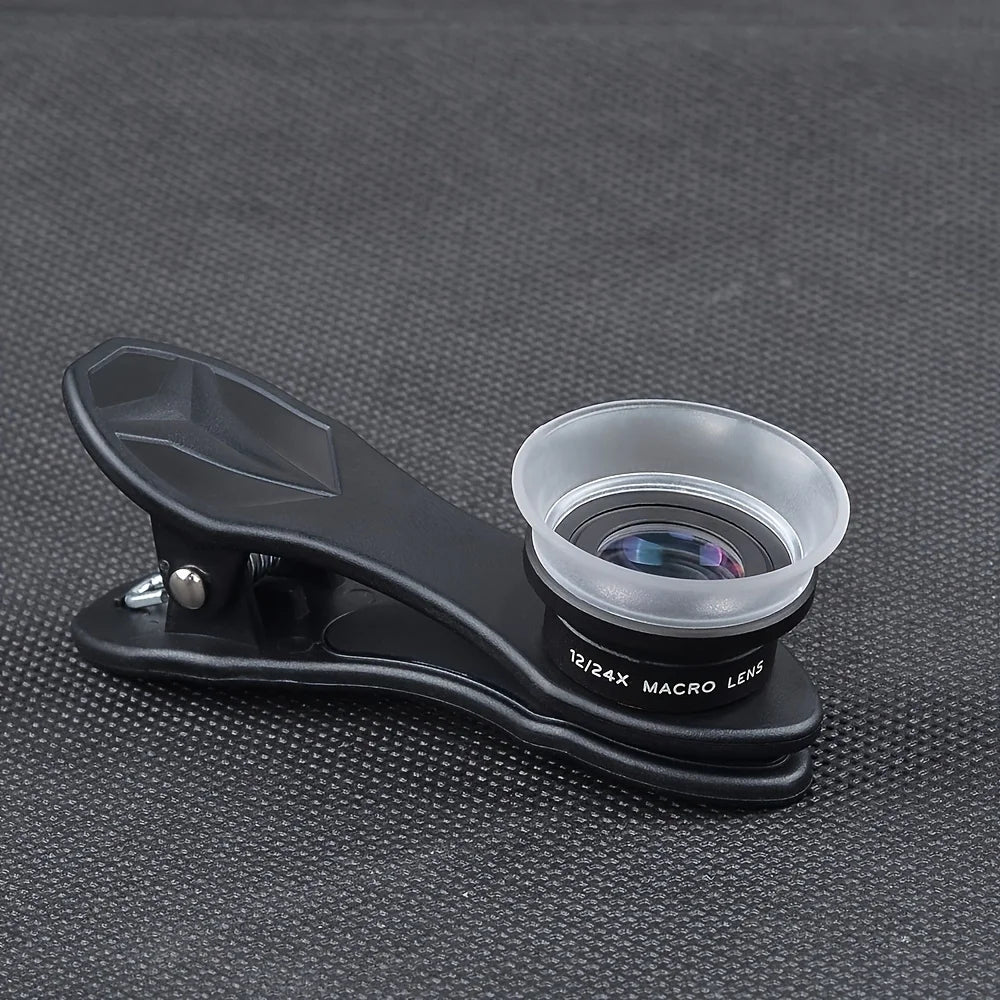 12X 24X Super Macro Smartphone Lens with Universal Clip