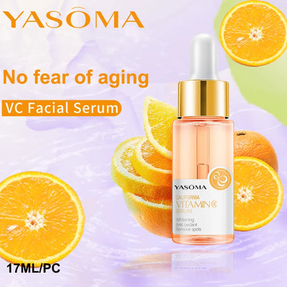 17 ml Vitamin C Face Serum Brightening Whitening Hydration Anti-Wrinkle Anti-aging Serum Facial Essence Beauty Health Skin Care