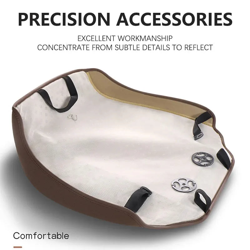 Genuine Leather Car Seat Cover Breathable Hole Car Seat Cushion Universal Auto Seat Mat Pads 3D Convex Design Chair Cushion Mats