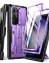 For Samsung Galaxy S24 Ultra Case Full-Body Shockproof Dual Layer Rugged Belt-Clip Case with Front Frame camera Screen Protector
