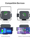 Dual Coil Fold Screen Car Wireless Charger For Samsung Galaxy Z 4 3 Fold Flip iPhone 15 14 Fast Phone Charging Vent Mount Holder