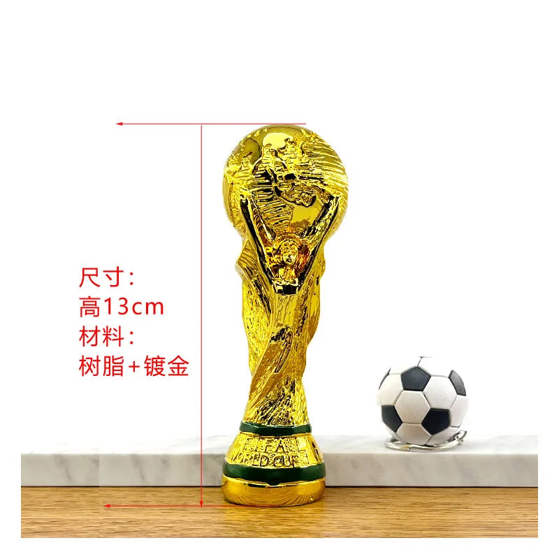 2026 Football Trophy Keychain Soccer Fan Backpack Charm Collectible