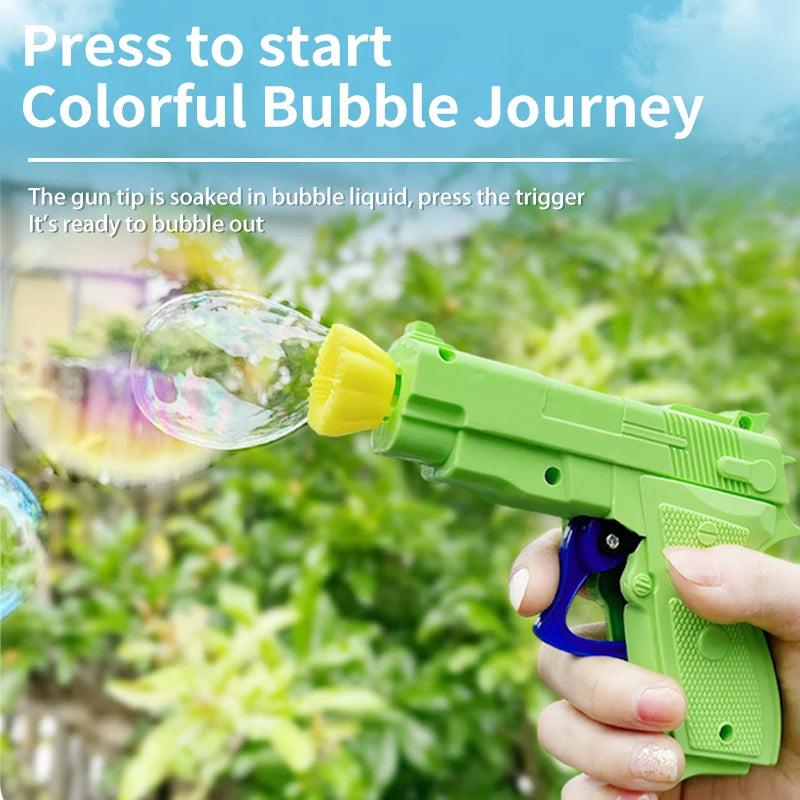 manual portable bubble gun birthday continuous bubble outdoor atmosphere (excluding bubble liquid and battery)