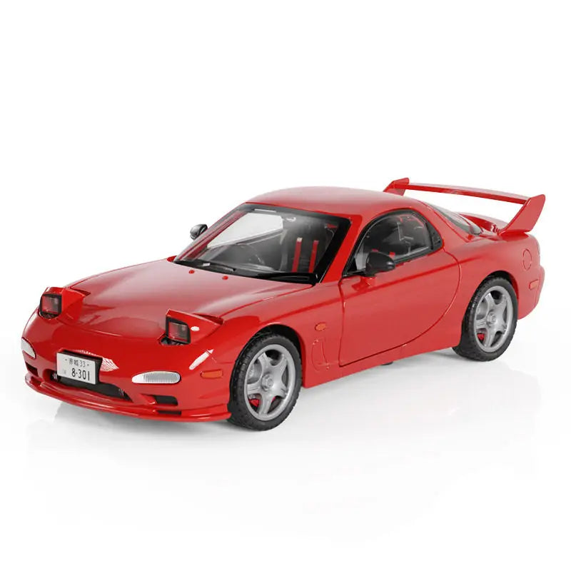 1 28 Scale Mazda RX7 FD Diecast Pull Back Model Car with Sound and Light