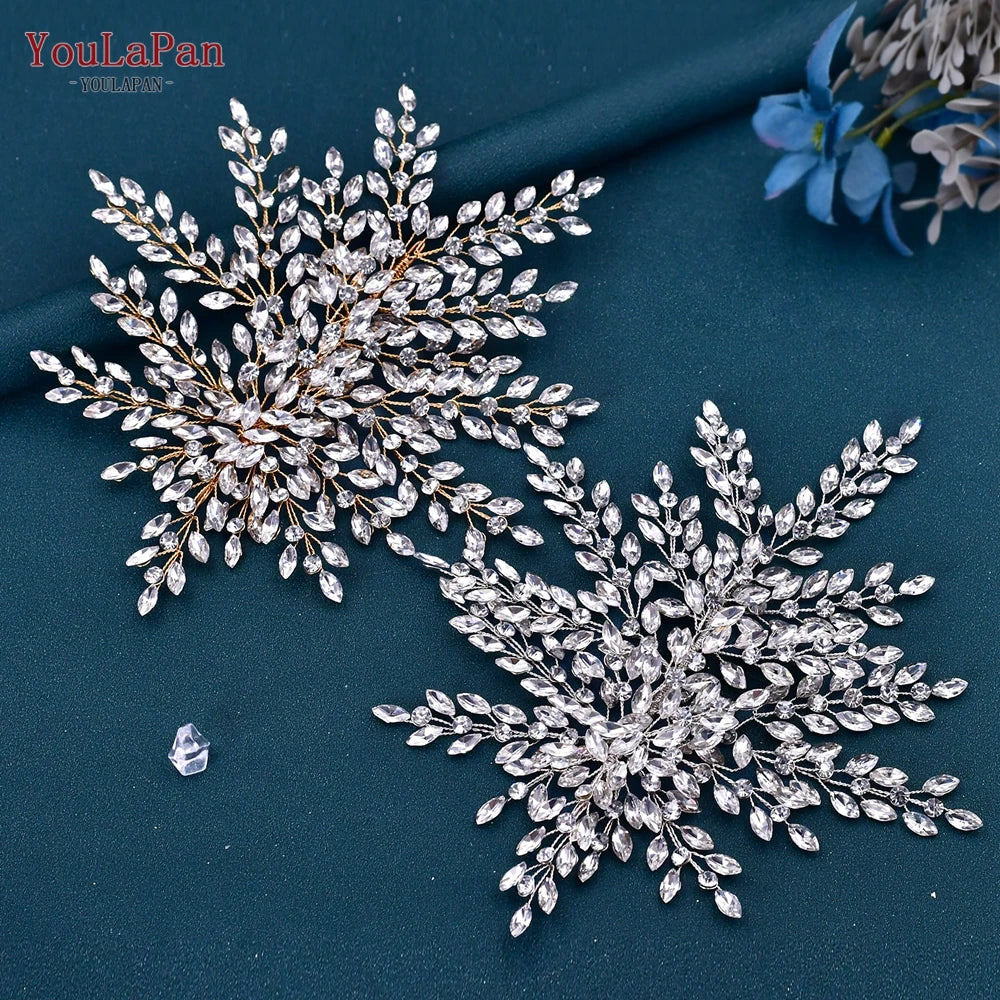 Rhinestone Bridal Headpiece Wedding Headwear Hair Accessories Woman Headband Jewelry Bride Headdresses for Party HP438