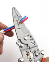 Collapsible Wire Stripper and Cutter Time-Saving Labor-Saving Repair Scissors Wire Stripping Crimping Pliers Hand Tool