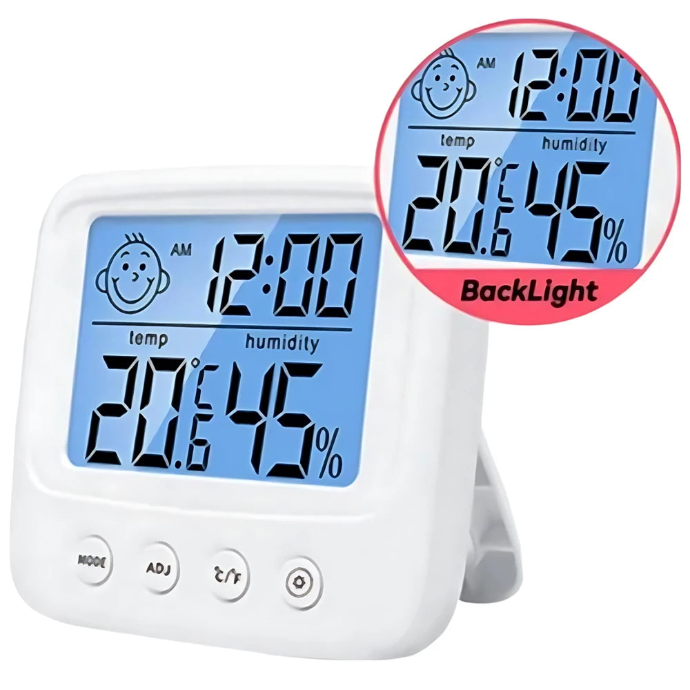 Mini LCD Thermometer Hygrometer Digital Therm Humidity Meter Sensor Indoor Electronic Home Moisture Tester Gauge Kitchen Bedroom