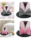 Top Hat Hair Clip Lovely Bunny Ears Hairpin Fancy Dress Headdress for Women Mini Hat Hair Pin for Holiday Carnival Party Favor