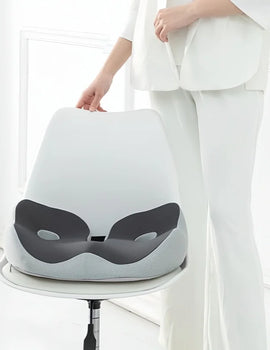 Portable Memory Foam Seat Cushion U-Shaped Office Car Airplane Pillow Back Support Pain Relief Pillow Ergonomic Body Support