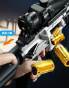 M416 Fully Automatic Shell Throwing Soft Bullet Gun, Electric Combo Hand Automatic Shell Throwing Toy Gun
