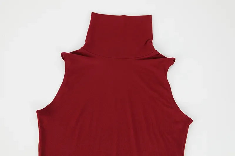 Women High Collar Sleeveless Bodysuit – Tummy Control & Butt Lifting Shapewear