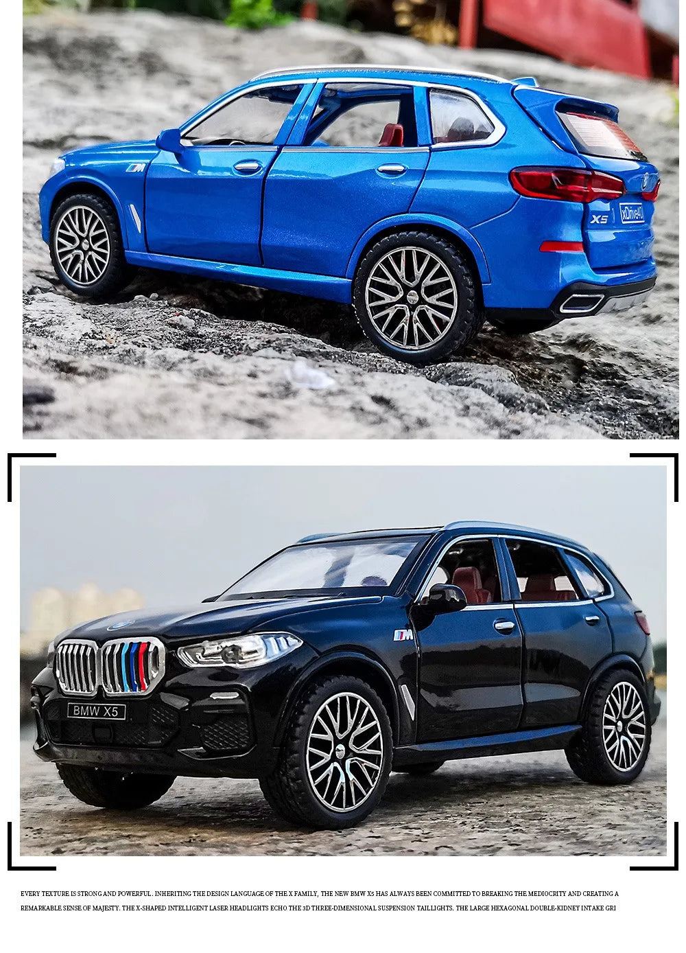1/32 Scale BMW X5 SUV Alloy Car Diecast Model Pull Back  Toy Collection Of Hobby Decorative Fine Ornaments Gifts
