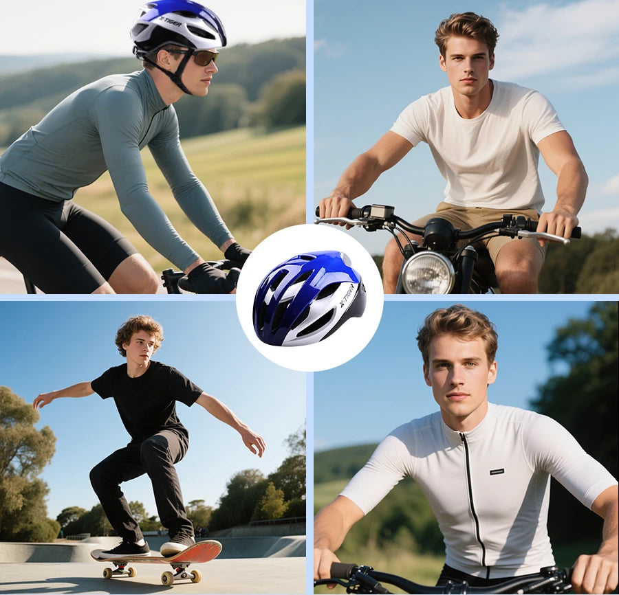 Lightweight One Piece Cycling Helmet For MTB And Road Riding