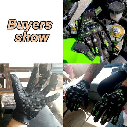 3-color Gloves KAWASAKI NINJA Motorcycle Glove Cycling Racing Gloves