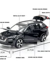 1/32 Scale X-Trail Toy Car Model Alloy Diecast Pull Back Model Vehicle with Sound Light Boys Festival Toy Gift Collection