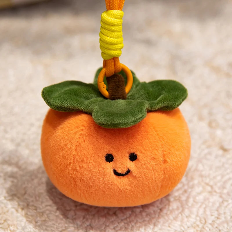 Cute Fruit and Vegetable Plush Pendant Backpack Charm