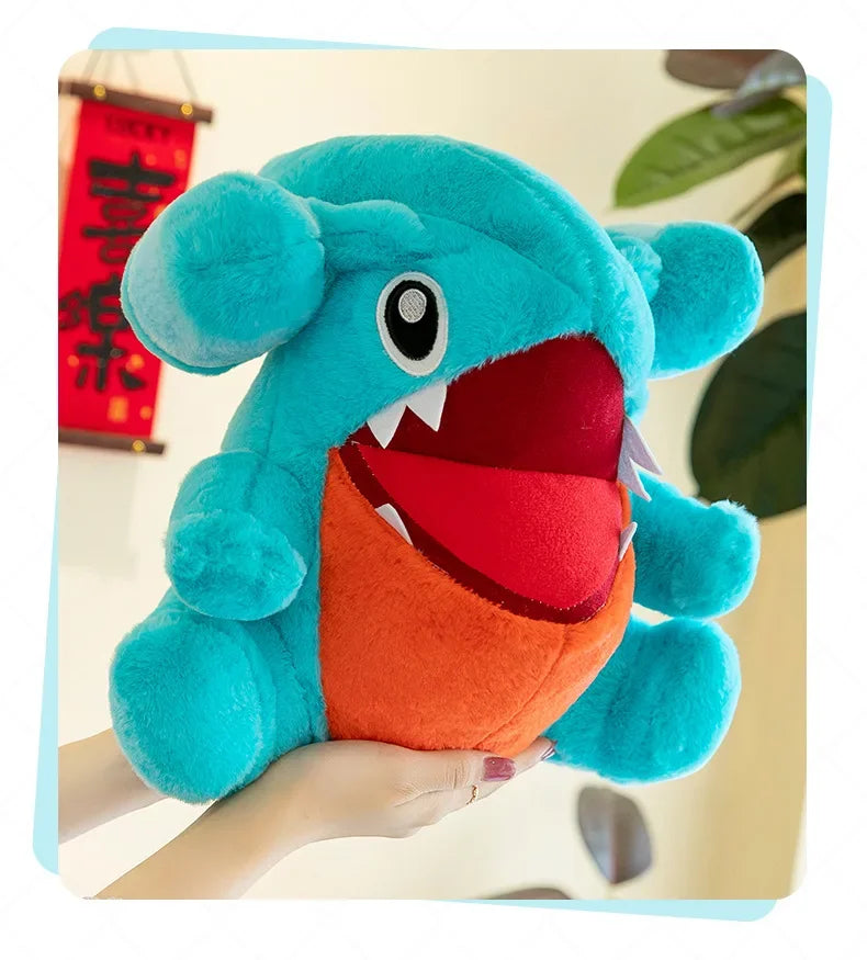 30/55cm Gible Pokemon Plush Toys Large Anime Doll Pillow Cartoon Griknot Gabite Pokémon Plushie Stuffed Gift for Kids Christmas