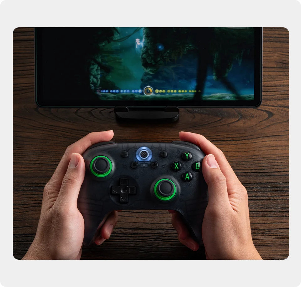 Wireless Gaming Controller with Hall Effect Joysticks and Triggers for PC and Android