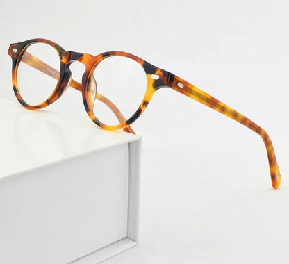 optical glasses frame fashion Retro eye glasses frames Myopia computer round eyeglasses spectacles