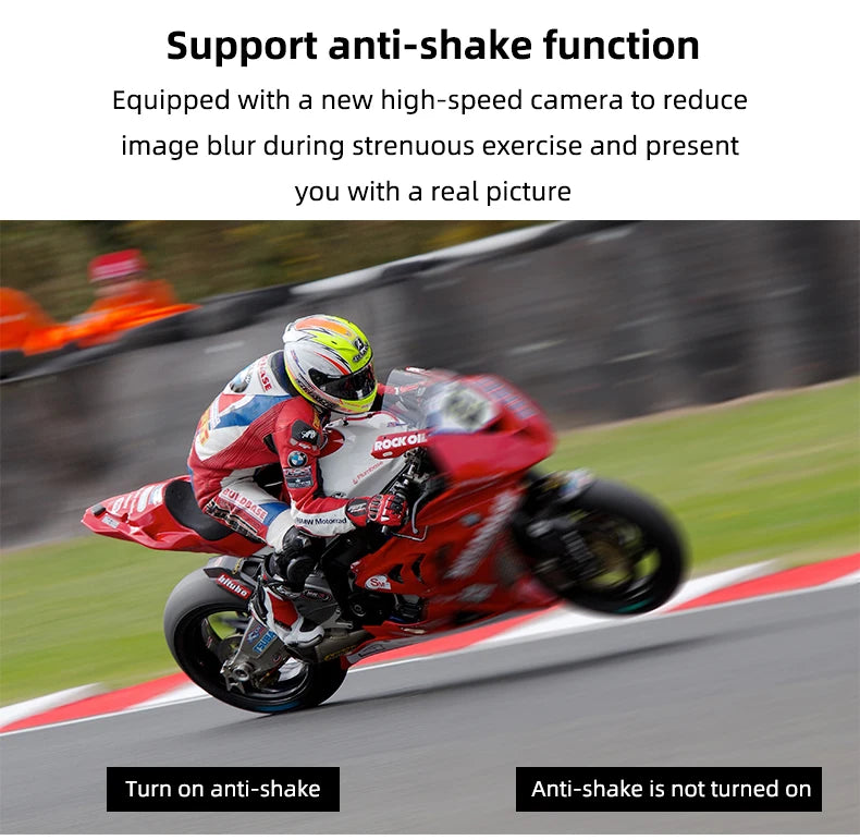 Action Sports Camera 4K Action Cam Pro Touchscreen Helmet Motorbike Helmet Cameras Video Recording Outdoor Waterproof WiFi